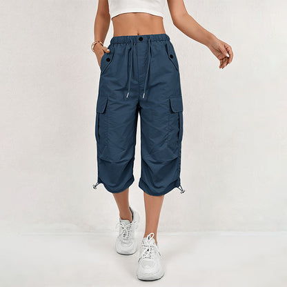 👖 Leichte Cargo-Caprihose für Damen – Schnelltrocknend, atmungsaktiv & mit praktischen Taschen | Perfekt für Outdoor, Reisen & warme Tage – Jetzt -50%!