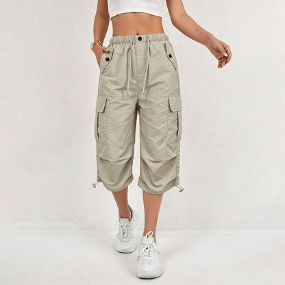 👖 Leichte Cargo-Caprihose für Damen – Schnelltrocknend, atmungsaktiv & mit praktischen Taschen | Perfekt für Outdoor, Reisen & warme Tage – Jetzt -50%!