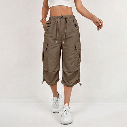 👖 Leichte Cargo-Caprihose für Damen – Schnelltrocknend, atmungsaktiv & mit praktischen Taschen | Perfekt für Outdoor, Reisen & warme Tage – Jetzt -50%!