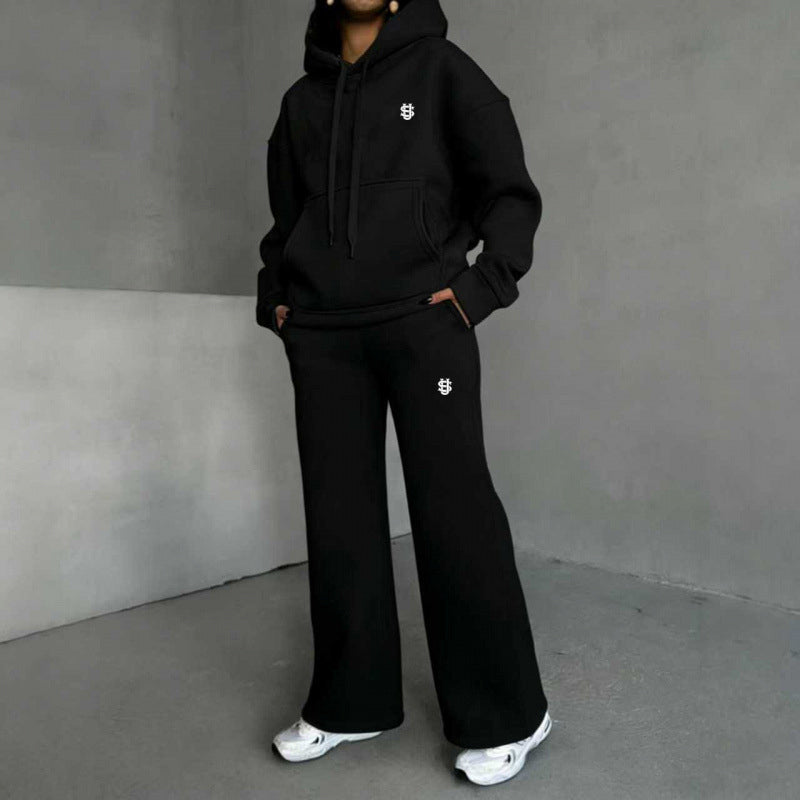 Damen-Set aus Kapuzenpullover & weiter Hose – Lässiger Look, weicher Stoff & perfekt für entspannte Tage | Ideal für Alltag, Freizeit & gemütliche Stunden – Jetzt -50%!