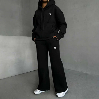 Damen-Set aus Kapuzenpullover & weiter Hose – Lässiger Look, weicher Stoff & perfekt für entspannte Tage | Ideal für Alltag, Freizeit & gemütliche Stunden – Jetzt -50%!