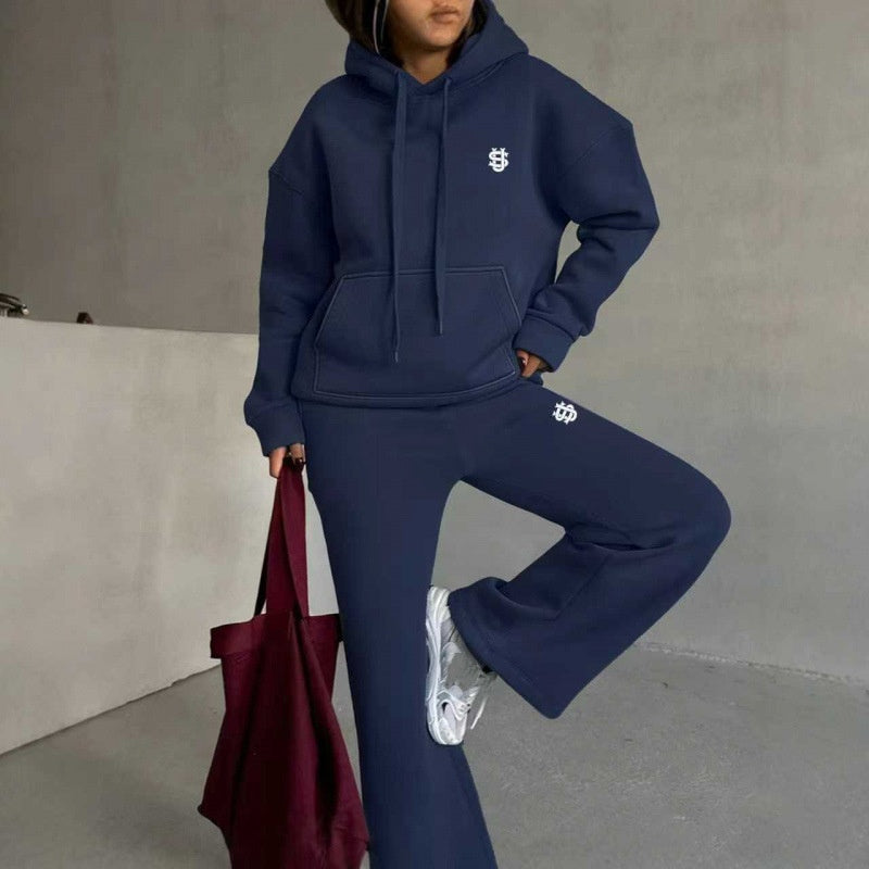 Damen-Set aus Kapuzenpullover & weiter Hose – Lässiger Look, weicher Stoff & perfekt für entspannte Tage | Ideal für Alltag, Freizeit & gemütliche Stunden – Jetzt -50%!