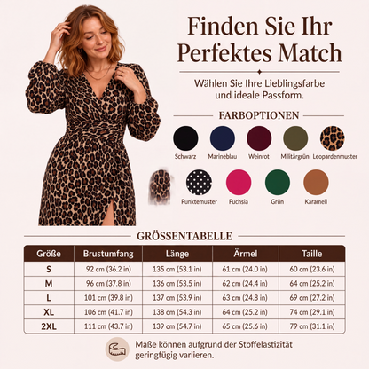 🌸 Maxikleid mit V-Ausschnitt & Schlitz – Leichter Stoff, fließender Fall & vielseitig kombinierbar – Ideal für warme Tage & festliche Anlässe versandfrei