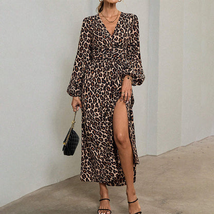 🌸 Maxikleid mit V-Ausschnitt & Schlitz – Leichter Stoff, fließender Fall & vielseitig kombinierbar – Ideal für warme Tage & festliche Anlässe versandfrei