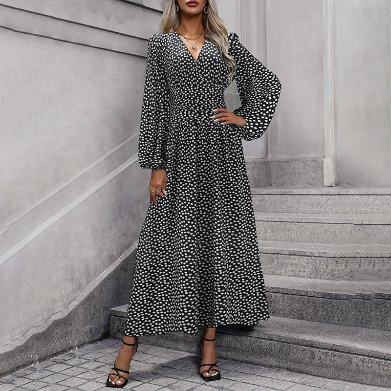 🌸 Maxikleid mit V-Ausschnitt & Schlitz – Leichter Stoff, fließender Fall & vielseitig kombinierbar – Ideal für warme Tage & festliche Anlässe versandfrei