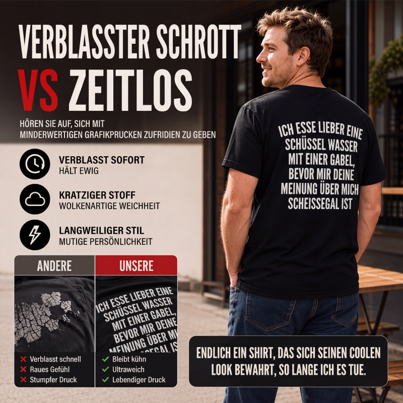 👕 T-Shirt mit witzigem, sarkastischem Slogan-Motiv – Lustiger Spruch, weiche Baumwolle & lässiger Schnitt | Perfekt für Alltag, Freizeit & gute Laune – Jetzt -50%!