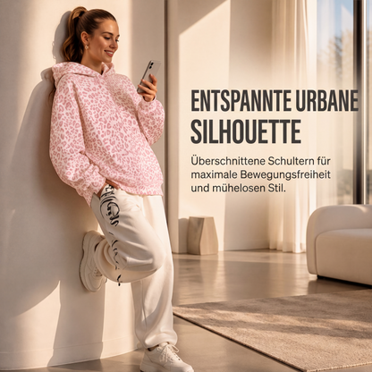 🐆 Damen Hoodie mit Leopardenmuster – Wildes Design, weicher Stoff & lässiger Schnitt | Perfekt für Alltag, Freizeit & coole Auftritte – Jetzt -50%!