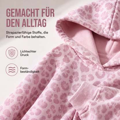 🐆 Damen Hoodie mit Leopardenmuster – Wildes Design, weicher Stoff & lässiger Schnitt | Perfekt für Alltag, Freizeit & coole Auftritte – Jetzt -50%!
