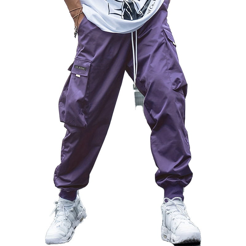 📢📢50%Rabatt!!!🎉✨Herren lässige lockere Vintage-Jogger-Hose mit aufgesetzten Taschen
