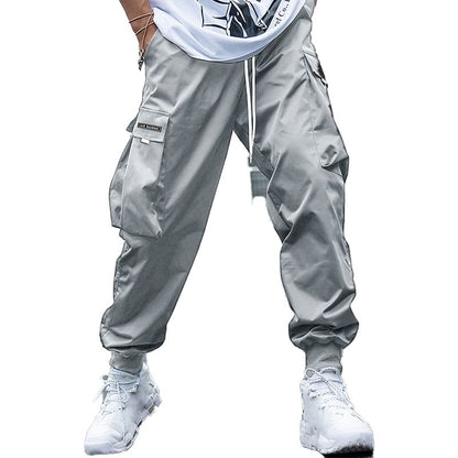 📢📢50%Rabatt!!!🎉✨Herren lässige lockere Vintage-Jogger-Hose mit aufgesetzten Taschen