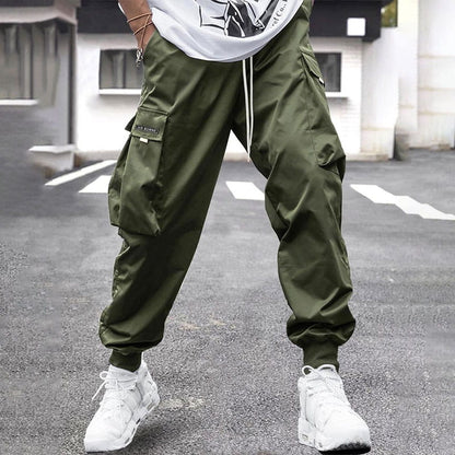 📢📢50%Rabatt!!!🎉✨Herren lässige lockere Vintage-Jogger-Hose mit aufgesetzten Taschen