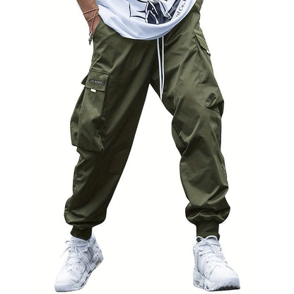 📢📢50%Rabatt!!!🎉✨Herren lässige lockere Vintage-Jogger-Hose mit aufgesetzten Taschen