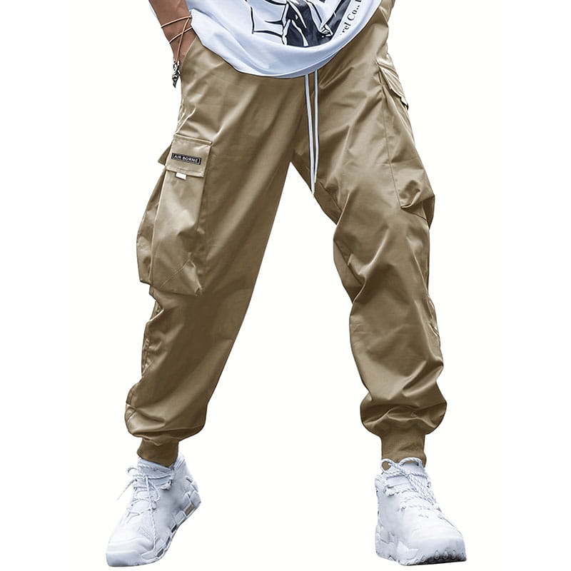 📢📢50%Rabatt!!!🎉✨Herren lässige lockere Vintage-Jogger-Hose mit aufgesetzten Taschen