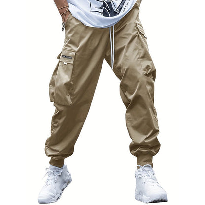 📢📢50%Rabatt!!!🎉✨Herren lässige lockere Vintage-Jogger-Hose mit aufgesetzten Taschen