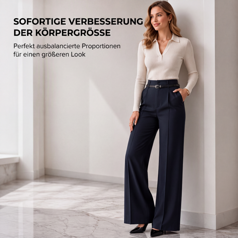🌊 Der angesagteste Look diesen Sommer – zum halben Preis mitnehmen！Elegante hochtaillierte Anzughosen für Damen