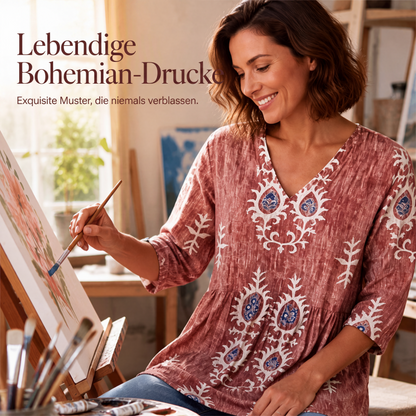📢📢50%Rabatt!!!🎉✨Lockere Damen-Kurzarm-T-Shirt mit Digitaldruck, Rundhalsausschnitt, lässiges Oberteil