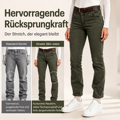 📢📢50%Rabatt!!!🎉✨Schicke, dehnbare Slim-Fit-Jeans für Damen