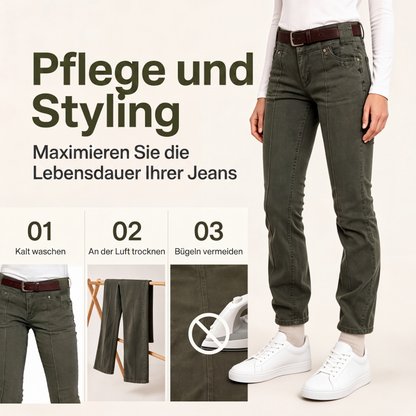 📢📢50%Rabatt!!!🎉✨Schicke, dehnbare Slim-Fit-Jeans für Damen