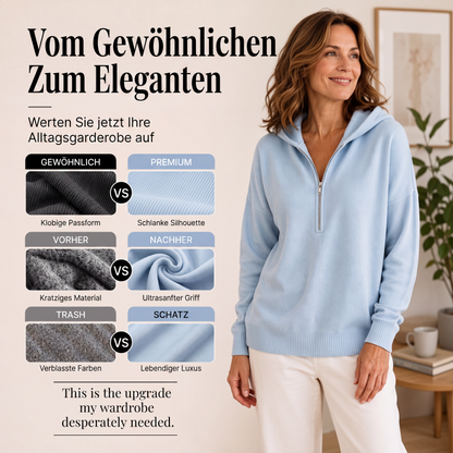 📢📢50%Rabatt!!!🎉✨Damen Hoodie mit halbem Reißverschluss