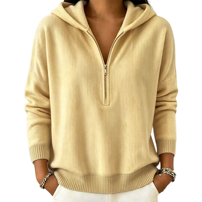 📢📢50%Rabatt!!!🎉✨Damen Hoodie mit halbem Reißverschluss