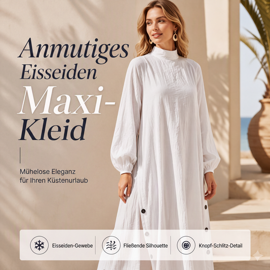 👗 Weites langärmeliges Maxikleid für Damen – Fließender Stoff, bequemer Schnitt & feminine Silhouette | Perfekt für Alltag, Urlaub & besondere Anlässe – Jetzt -50%!