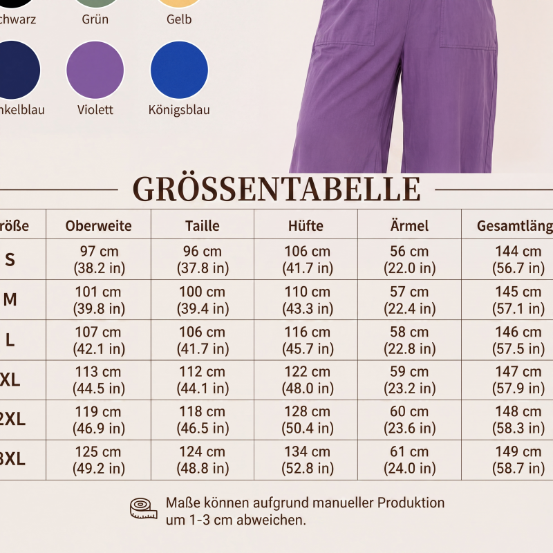👗 Damen-Carmen-Jumpsuit mit Kontrastbesatz – Eleganter Look, femininer Schnitt & stilvolles Detail | Perfekt für warme Tage, Urlaub & besondere Anlässe – Jetzt -50%!