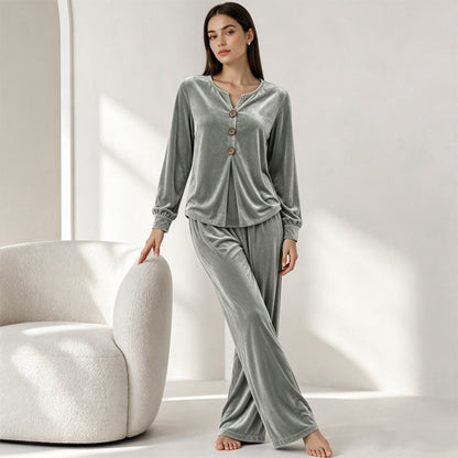 🌸 Samt-Loungewear-Set – Leichter Stoff, weiche Haptik & vielseitig kombinierbar – Ideal für gemütliche Tage & spontane Treffen versandfrei