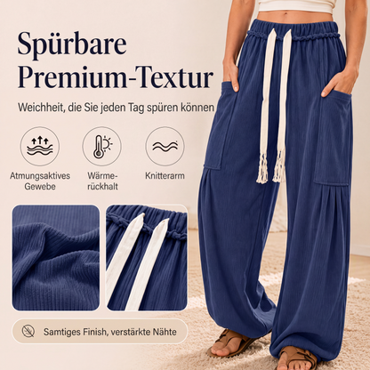 👖 Cord-Cargohose mit Kordelzug für Damen – Lässiger Vintage-Look, weicher Stoff & praktische Taschen | Perfekt für Alltag, Freizeit & kühle Tage – Jetzt -50%!