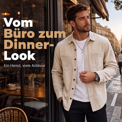 🎯 50%-Schnäppchen! Herren-Casual-Cordhemdjacke