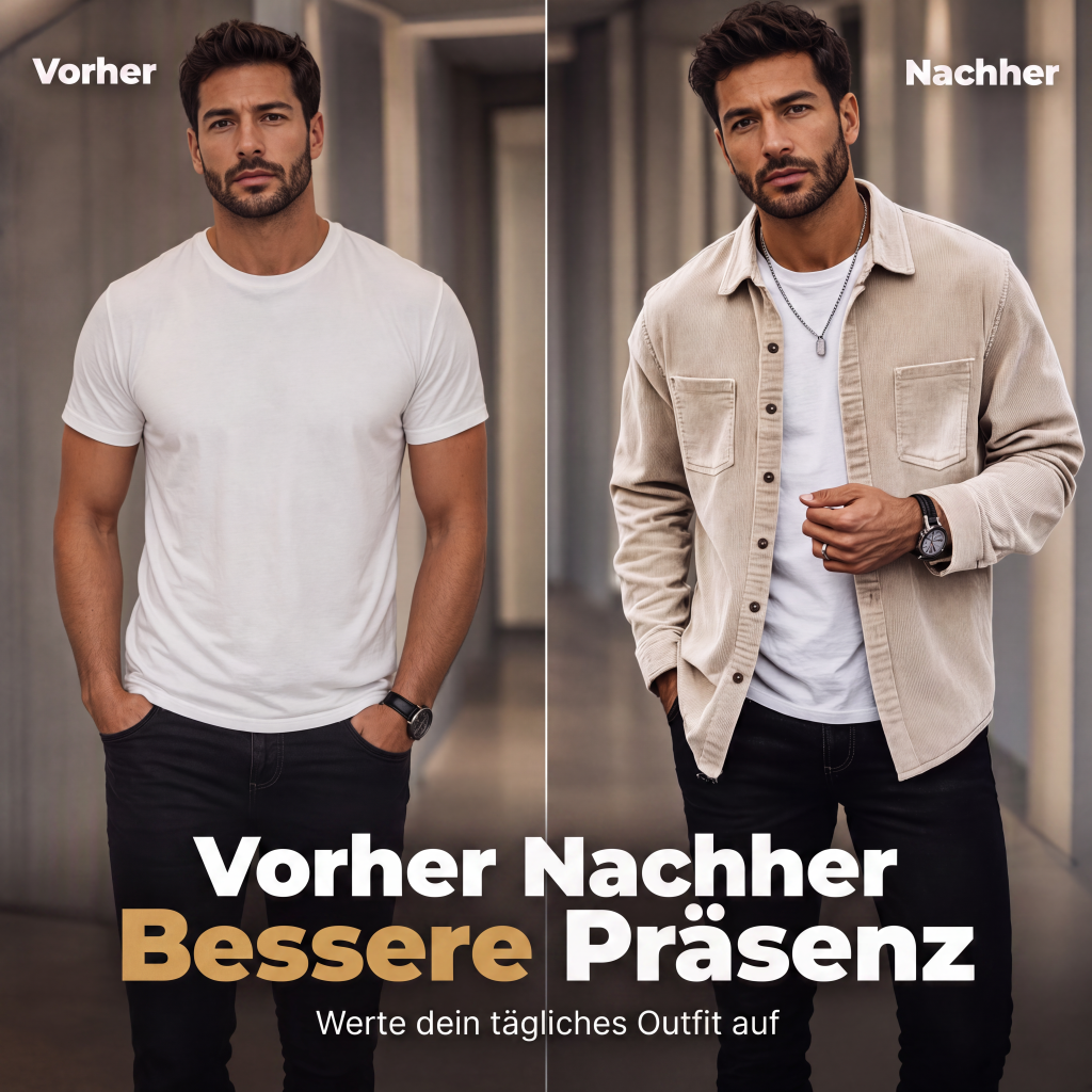 🎯 50%-Schnäppchen! Herren-Casual-Cordhemdjacke