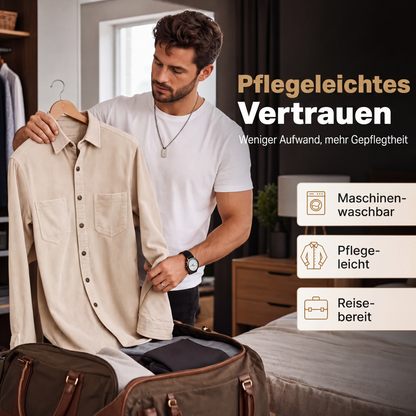 🎯 50%-Schnäppchen! Herren-Casual-Cordhemdjacke