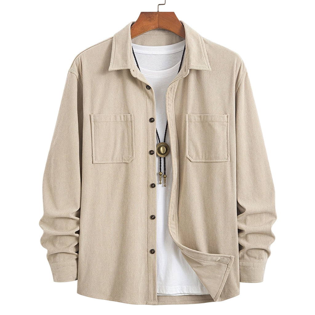 🎯 50%-Schnäppchen! Herren-Casual-Cordhemdjacke
