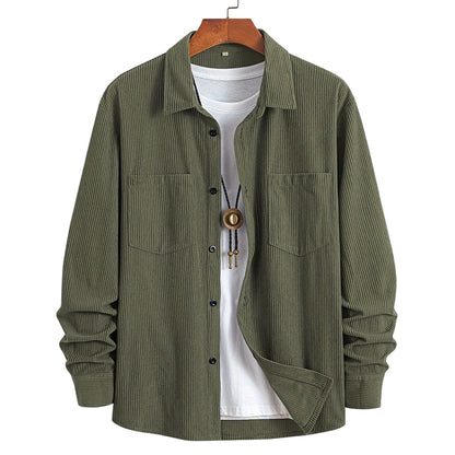🎯 50%-Schnäppchen! Herren-Casual-Cordhemdjacke