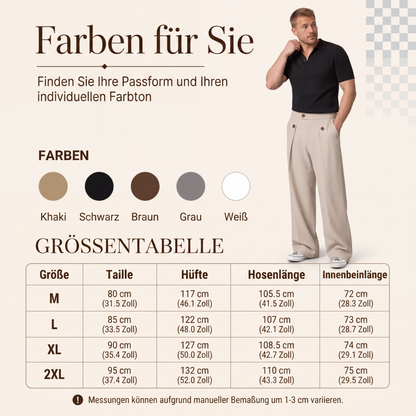 📢📢50%Rabatt!!!🎉✨Gerade geschnittene, knitterfreie Hosen für Herren