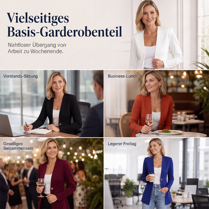 📢📢50%Rabatt!!!🎉✨Damen-Blazer mit V-Ausschnitt und einem Knopf