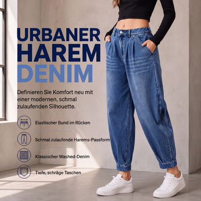 🏃‍♀️ Es wird im Akkord weggeschnappt – zögern Sie nicht! Hochtaillierte Harem-Jeans für Damen