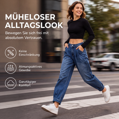 🏃‍♀️ Es wird im Akkord weggeschnappt – zögern Sie nicht! Hochtaillierte Harem-Jeans für Damen