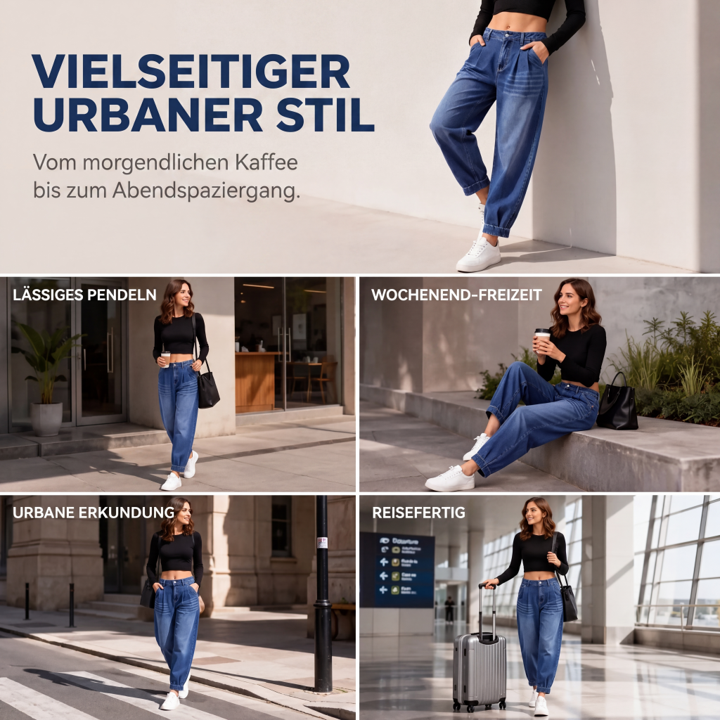 🏃‍♀️ Es wird im Akkord weggeschnappt – zögern Sie nicht! Hochtaillierte Harem-Jeans für Damen