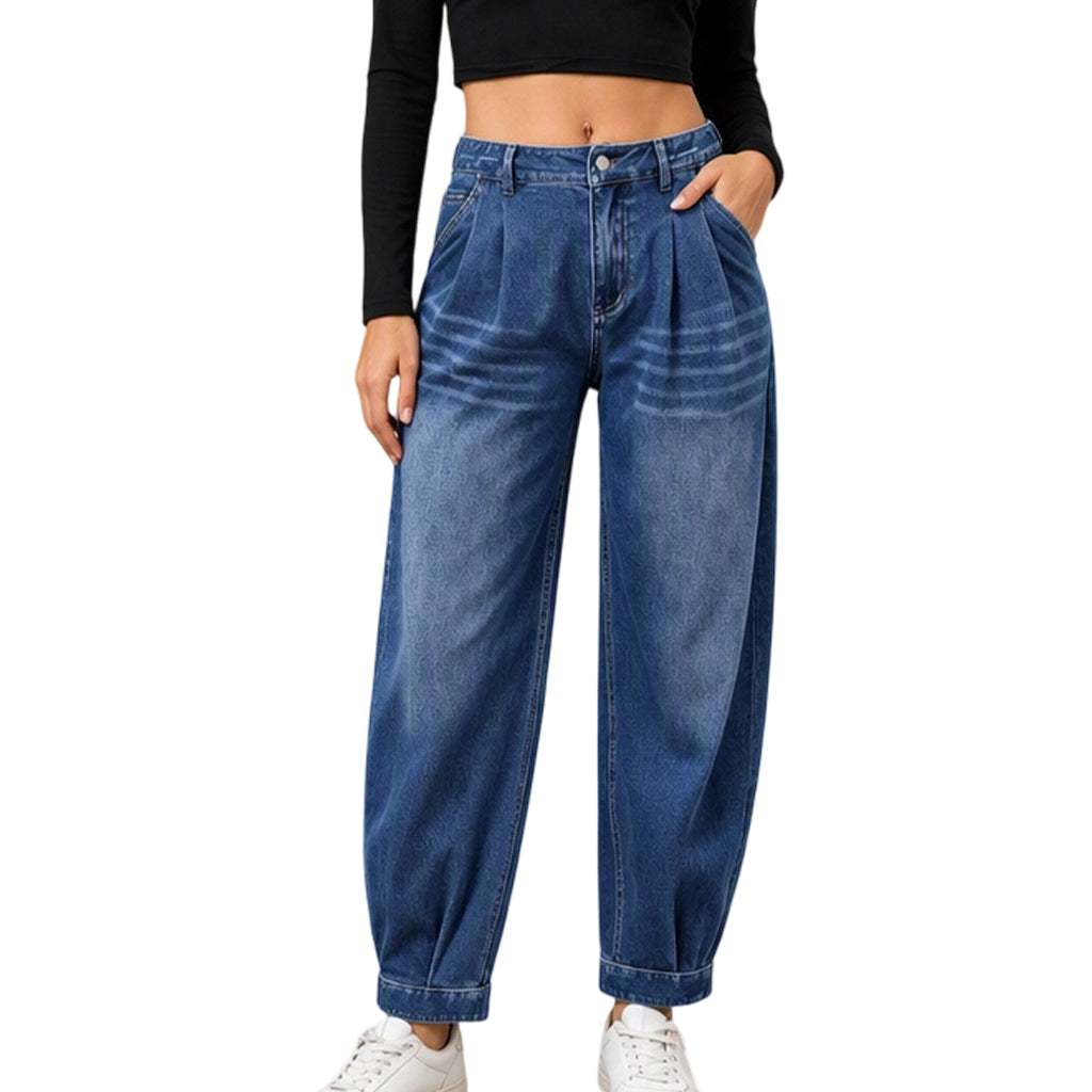 🏃‍♀️ Es wird im Akkord weggeschnappt – zögern Sie nicht! Hochtaillierte Harem-Jeans für Damen