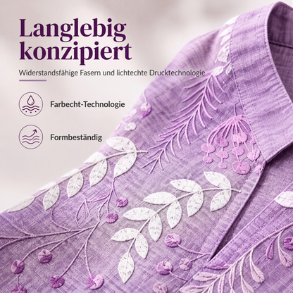 💞Bedrucktes Langarm-Pullover-Oberteil mit V-Ausschnitt für Damen, lässiges Top