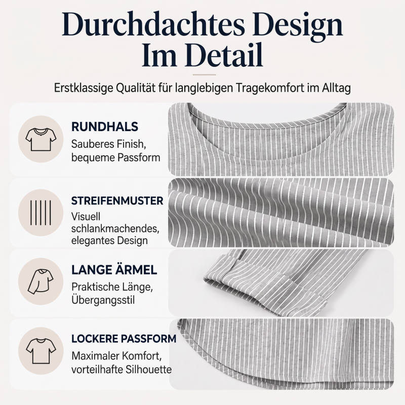 👕 Lässiges Freizeit-Shirt – Hochwertige Qualität, feminine Passform & immer passend – Ein Must-have für deine Garderobe – Jetzt 50% Rabatt!