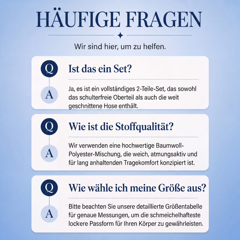 📢📢50%Rabatt!!!🎉✨Schulterfreies Oberteil mit weiter Hose für Damen – Eleganter Look, fließender Stoff & feminine Silhouette – Perfekt für warme Tage & besondere Anlässe