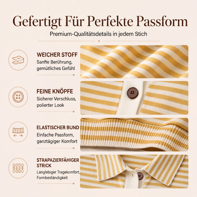 📢📢50%Rabatt!!!🎉✨Gestreifte Strickjacke für Damen