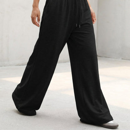 📢📢50%Rabatt!!!🎉✨Lässige Damen-Jogginghose mit weitem Bein und Kordelzug🔥Kauf 2 Artikel versandkostenfrei🔥
