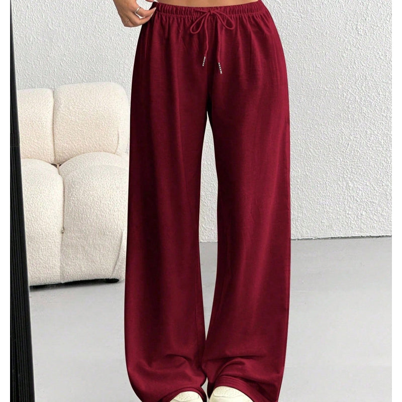 📢📢50%Rabatt!!!🎉✨Lässige Damen-Jogginghose mit weitem Bein und Kordelzug🔥Kauf 2 Artikel versandkostenfrei🔥