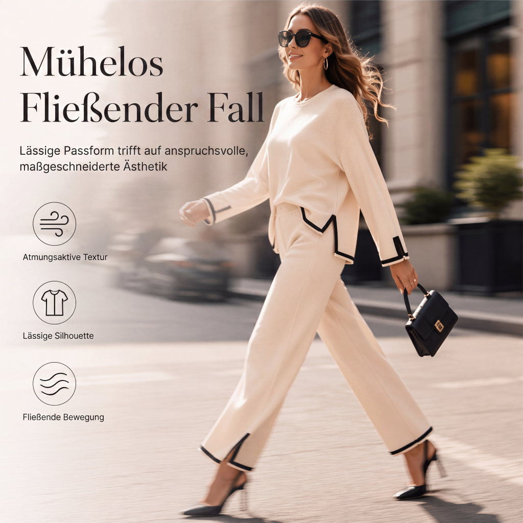 🌸 2-teiliges Freizeit-Set – Lockerer Schnitt, atmungsaktives Material & zeitloses Design – Ein Must-have für deine Garderobe – Jetzt 50% Rabatt!