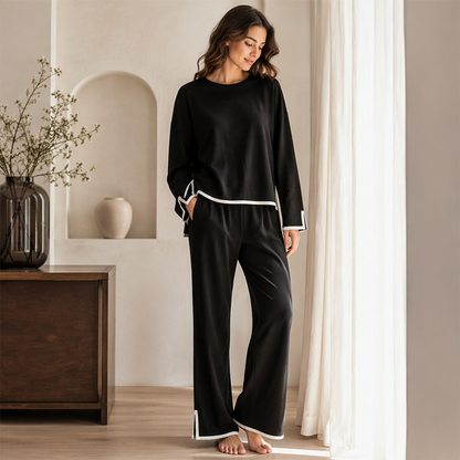 🌸 2-teiliges Freizeit-Set – Lockerer Schnitt, atmungsaktives Material & zeitloses Design – Ein Must-have für deine Garderobe – Jetzt 50% Rabatt!