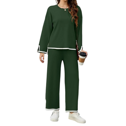 🌸 2-teiliges Freizeit-Set – Lockerer Schnitt, atmungsaktives Material & zeitloses Design – Ein Must-have für deine Garderobe – Jetzt 50% Rabatt!