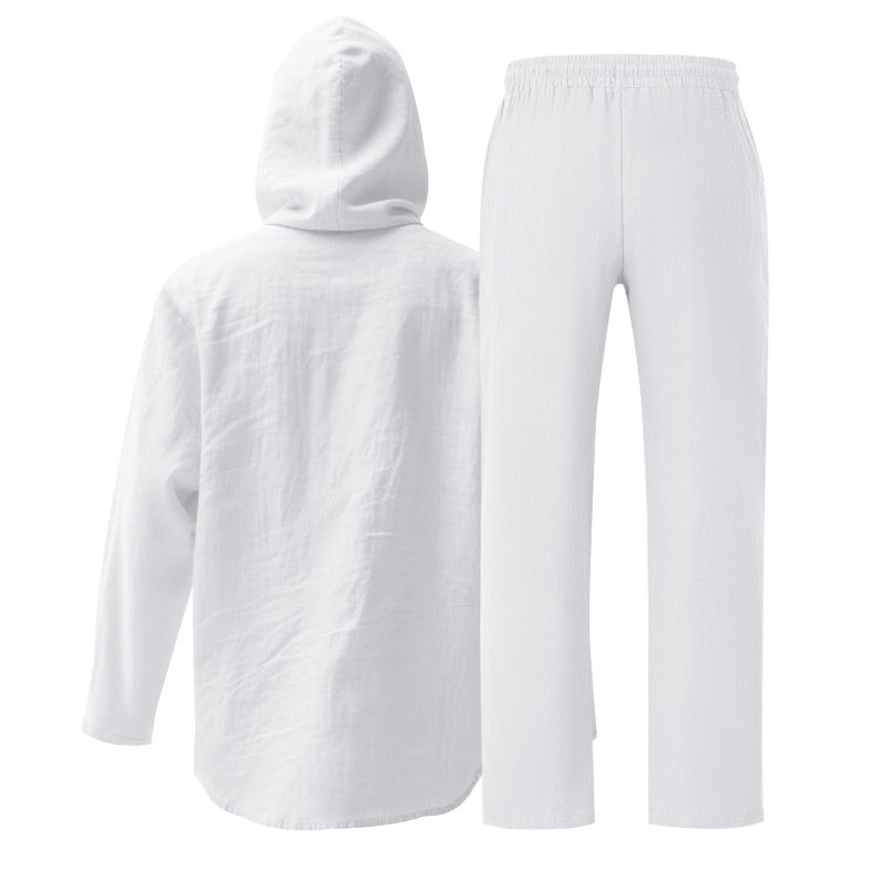 📢📢50%Rabatt!!!🎉🏆 Verkaufsschlager – jetzt halber Preis! Atmungsaktives Leinen-Strandoutfit für Herren