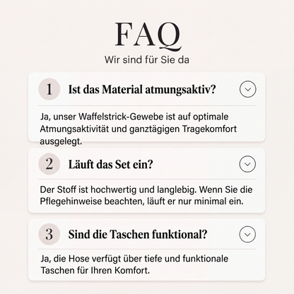 📢📢50%Rabatt!!!🎉✨Waffelstrick-Loungewear-Set für Damen